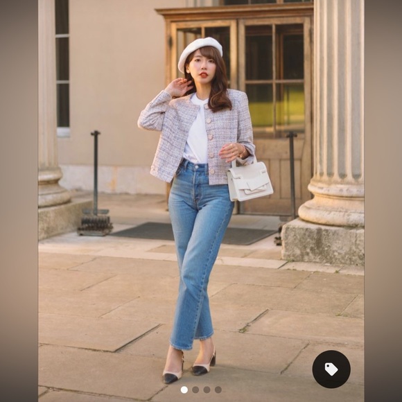 💐Petite Studio NYC Emerson Tweed Jacket - Picture 7 of 13